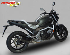 Bodis P-TEC IIN, Slip-On, Stainless Steel Black for HONDA NC750 (2016-2019) | HNC750-001