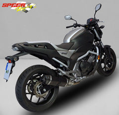 Bodis P-TEC IIN, Slip-On, Stainless Steel Black for HONDA NC750 (2016-2019) | HNC750-001