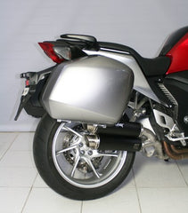 Bodis GPC-X2, Slip-On, Stainless Steel Black for HONDA VFR1200F (2010-2016) | HVFR1200-002
