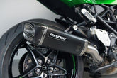 Bodis Exhaust Slip-On V4-M-CA, Stainless Steel Black, Catalyzer : Original, EU Homologated | KH2SX-002