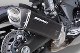 Bodis Exhaust Slip-On V4-M-CA, Stainless Steel Black, Catalyzer : Original, EU Homologated | KN1000SX-001