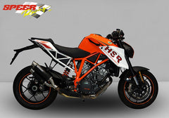 Bodis GPX2-S, Slip-On, Stainless Steel Black for KTM 1290 SUPER DUKE R (2014-2016) | KTSD1290-001
