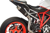 Bodis GP1-RS, Slip-On high, Stainless Steel Black for KTM 1290 SUPER DUKE R (2014-2016) | KTSD1290-003
