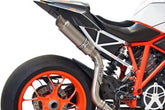 Bodis GP1-RS, Slip-On high, Stainless Steel/Full-Titan for KTM 1290 SUPER DUKE R (2014-2016) | KTSD1290-004