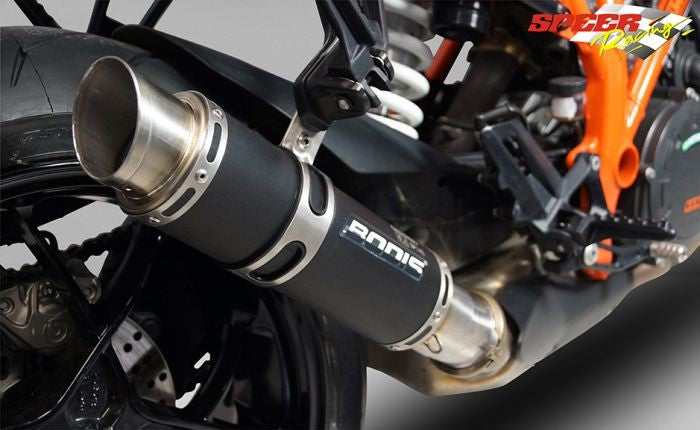 Bodis GP1-RS, Slip-On, Stainless Steel Black for KTM 1290 SUPER DUKE R (2014-2016) | KTSD1290-009