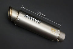 Bodis GP1-RS, Slip-On, Stainless Steel/Full-Titan for KTM 1290 SUPER DUKE R (2014-2016) | KTSD1290-010