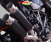 Bodis GPX2, Slip-On, Stainless Steel Black for KTM 1290 SUPER DUKE R (2017-2019) | KTSD1290-019
