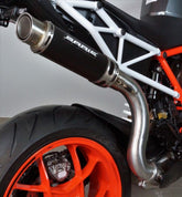 Bodis GP1-RSN, Slip-On high, Stainless Steel Black for KTM 1290 SUPER DUKE R (2017-2019) | KTSD1290-030