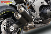 Bodis GPX2, Slip-On-set 4-4, Stainless Steel Black for KAWASAKI Z1000 / Z1000R / Z1000SX (2017-2019) | KZ1000-012