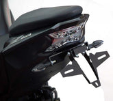 Bodis Exhaust License plate holder, Stainless Steel Black Powder-Coated | KZH2-006