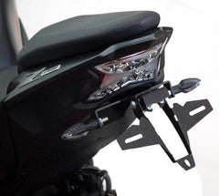 Bodis Exhaust License plate holder, Stainless Steel Black Powder-Coated | KZH2-006