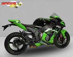 Bodis GPC-RN, Slip-On, Stainless Steel Black for KAWASAKI NINJA ZX-10R/RR (2016-2018) | KZX10R-070