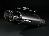 Bodis OVAL Q1, CPL-System 4-1, Stainless Steel/Full-Titan for KAWASAKI NINJA ZX-6R (2005-2006) | KZX6R-017