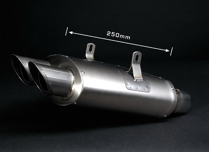 Bodis OVAL Q4, CPL-System 4-1, Stainless Steel/Full-Titan for KAWASAKI NINJA ZX-6R (2007-2008) | KZX6R-024