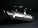 Bodis OVAL Q4, CPL-System 4-1, Stainless Steel/Full-Titan for KAWASAKI NINJA ZX-6R (2007-2008) | KZX6R-024