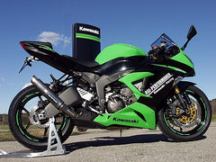 Bodis GP1, Slip-On, Stainless Steel/Full-Titan for KAWASAKI NINJA ZX-6R (2013-2016) | KZX6R-038