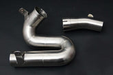 Bodis Replacement-pipe for pre-silencer TRIOBOLICO, Stainless Steel for MV AGUSTA F3/BRUTALE/RIVALE/STRADALE/RR 675/800 (2012-2016) | MF3-002