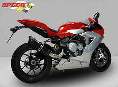 Bodis P-TEC II, Slip-On, Stainless Steel Black for MV AGUSTA F3/BRUTALE/RIVALE/STRADALE/RR 675/800 (2012-2016) | MF3-006