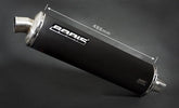 Bodis OVAL 1, Slip-On, Stainless Steel Black for SUZUKI Bandit GSF650 (2007-2008) | SGSF1250-004