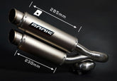 Bodis GPX2-S, Slip-On, Stainless Steel/Full-Titan for SUZUKI GSX-R1000 (2009-2011) | SGSXR1000-099