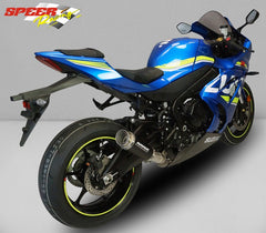Bodis GPC-RS II, Slip-On, Stainless Steel Black for SUZUKI GSX-R1000 (2017-2019) | SGSXR1000-130