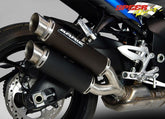 Bodis GPX2, Slip-On, Stainless Steel Black for SUZUKI GSX-S1000/F (2015-2016) | SGSXS1000-002