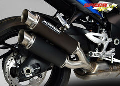 Bodis GPX2, Slip-On, Stainless Steel Black for SUZUKI GSX-S1000/F (2015-2016) | SGSXS1000-002