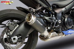 Bodis GPC-RS II, Slip-On, Stainless Steel Black for SUZUKI GSX-S1000/F (2017-2019) | SGSXS1000-005