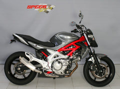 Bodis GPC-2, Slip-On, Stainless Steel Brushed for SUZUKI SV650 / Gladius (2009-2015) | SSFV650-001