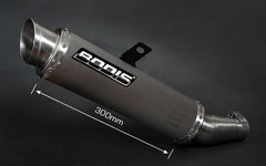 Bodis GPC-2, Slip-On, Stainless Steel Brushed for SUZUKI SV650 / Gladius (2009-2015) | SSFV650-001