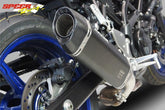 Bodis P-TEC IIN, Slip-On, Stainless Steel Black for SUZUKI SV650 / Gladius (2016-2019) | SSV650-011