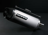 Bodis OVAL-TEC, Slip-On-set 3-2, Stainless Steel Brushed for TRIUMPH Speed Triple (2005-2010) | TSPT1050-001