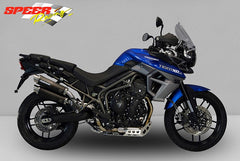 Bodis GPC-X2, Slip-On, Stainless Steel Black for TRIUMPH Tiger 800 (2015-2016) | TTI800-002