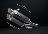 Bodis GPX2-S, Slip-On, Stainless Steel Brushed for YAMAHA FZ1 (2006-2016) | YFZ1-010