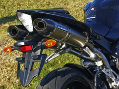 Bodis OVAL Q2C, Slip-On-set 4-2, Stainless Steel/Full-Titan for YAMAHA YZF R1-R1M (2007-2008) | YR1-043