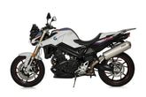 BOS Oval 120S Slip/On Exhaust EG Stainless Steel matt For BMW F 800 R 2009-2016 | 0911080S