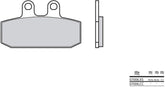 BREMBO Brake Pads 07006CC Carbon Ceramic | 07006CC