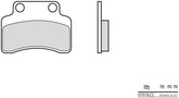 BREMBO Brake Pads 07018CC Carbon Ceramic | 07018CC