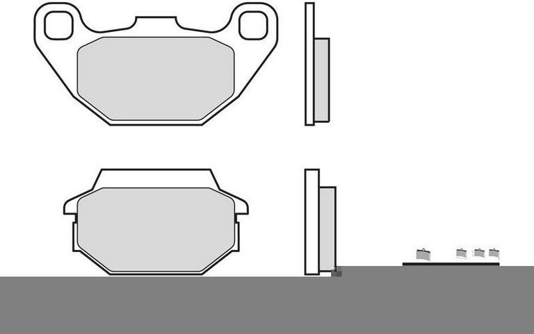 BREMBO Brake Pads 07022CC Carbon Ceramic | 07022CC