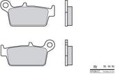 BREMBO Brake Pads 07028CC Carbon Ceramic | 07028CC