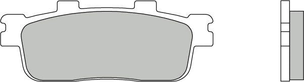 BREMBO Brake Pads 07040XS Carbon Ceramic Organic | 07040XS