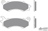 BREMBO Brake Pads 07090CC Carbon Ceramic | 07090CC
