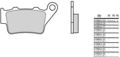 BREMBO Brake Pads 07BB02SD Sintered Metal | 07BB02SD