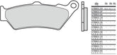 BREMBO Brake Pads 07BB0359 Organic | 07BB0359