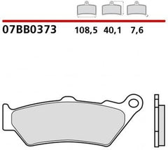 Brembo REAR BRAKE PADS SET BMW R 1200 RS 1200 2015-2018 | 07BB0373