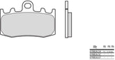 BREMBO Brake Pads 07BB2607 Organic | 07BB2607