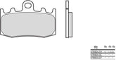 BREMBO Brake Pads 07BB26LA Sintered Metal | 07BB26LA