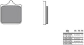 BREMBO Brake Pads 07BB33LA Sintered Metal | 07BB33LA