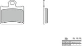 BREMBO Brake Pads 07GR16SX Sintered Metal | 07GR16SX