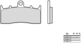 BREMBO Brake Pads 07GR62SC Sintered Metal | 07GR62SC